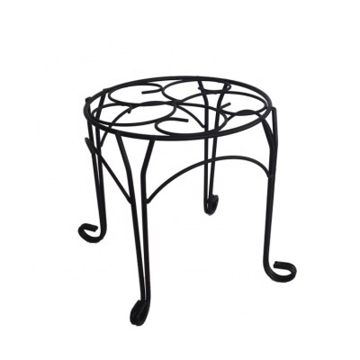 Garden metal flower pot stand rack decorations iron shelf for plants China manufacturer